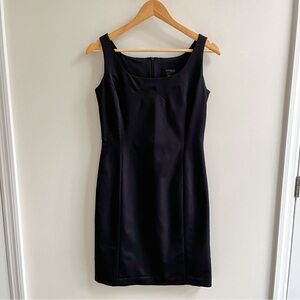 Express World Brand Vintage Y2K Satin Sheath Mini Dress Black Small (7/8)
